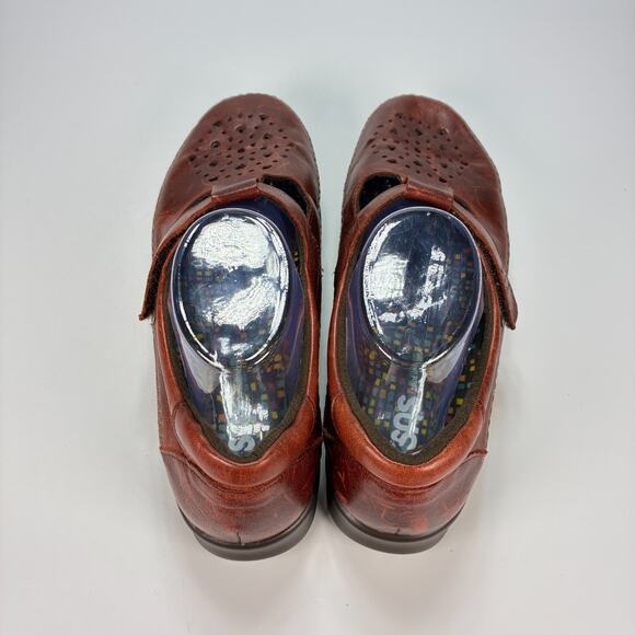 SAS Willow Brown Slip On Leather Loafers Comfort Walking Shoe Women’s Size 9 - Picture 5 of 10